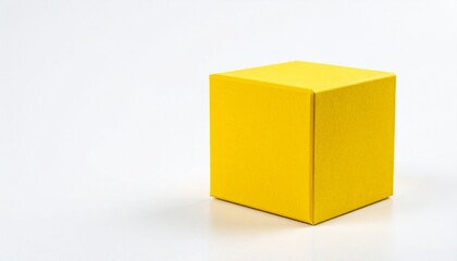 Fototapeta premium 3d yellow box