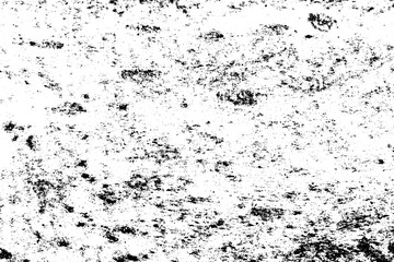 Obraz premium Abstract black distressed overlay texture with random noise, dirt, and grunge speckles on white background, high contrast rough pattern for backgrounds and design