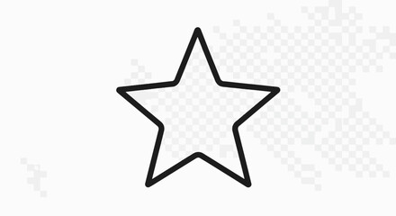 Fototapeta premium A Single Black Line Forming a Five Pointed Star Shape on a Light Colored Surface Creating Visual Harmony and Balance Evoking a Sense of Achievement and Positivity With Its Symmetrical Form