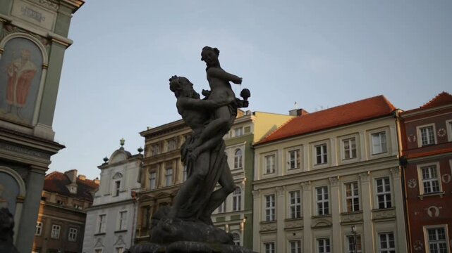 Proserpine Fountain in Poznan, Poland