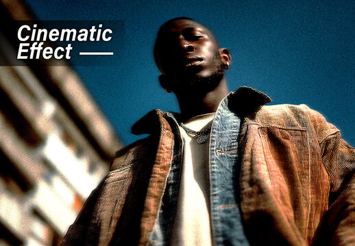 Low Angle Film Cinematic Photo Effect