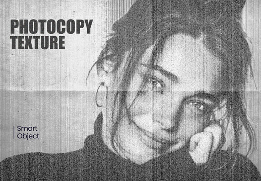 Scan Photocopy Texture Effect
