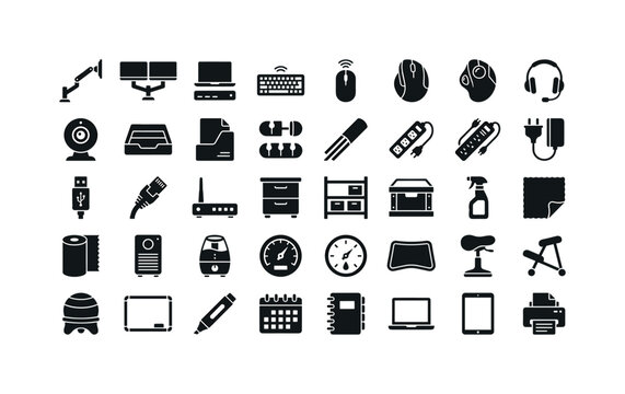 Ergonomic workstation monitoring accessories featuring adjustable monitor arm, dual monitor mount, laptop docking station,