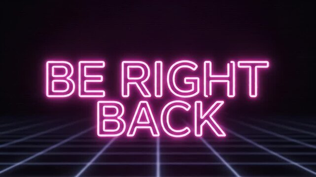 Be Right Back Animated Stream Overlay