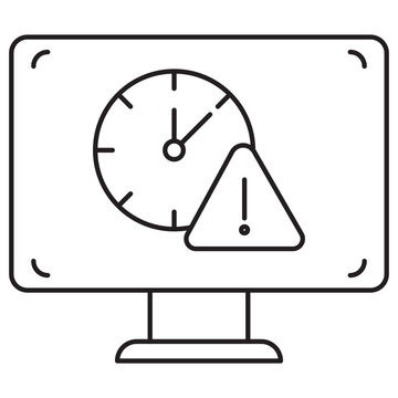 Outdated Icon, Obsolete Technology Illustration, Old System Icon Design, Legacy Software Graphic, Antiquated Concept Artwork, vector