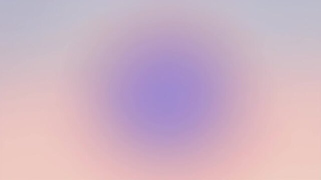 Soft blurred radial gradient featuring a purple center fading to blue and peach