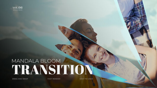 Mandala Bloom Transition / Horizontal / Part 06