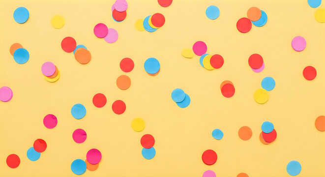 Vibrant confetti celebrating april fool's day pranks and jokes with colorful balloons