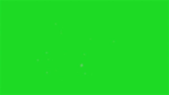 small particles of swirling floating pollen seeds or fairy tale dust in a magical vortex, blown in a gentle moving blustery breeze or wind 4K ambience layer animation with chroma key