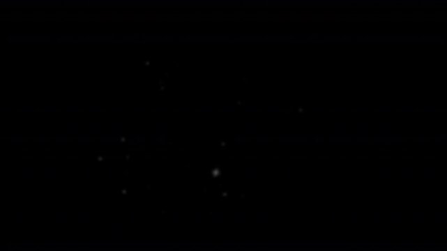 busy swirling dust pollen ball seeds or balls of magical white light dancing actively and quickly across a plain black background, summer magical haze effect overlay 4K