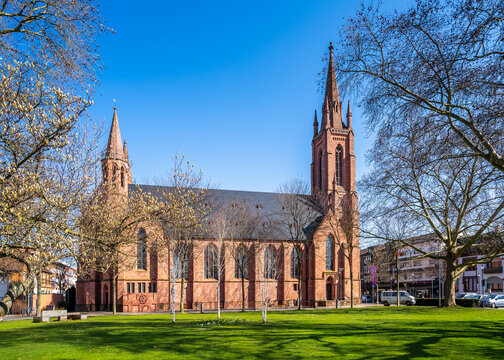 Domkirche, Lampertheim, Hessen, Deutschland 