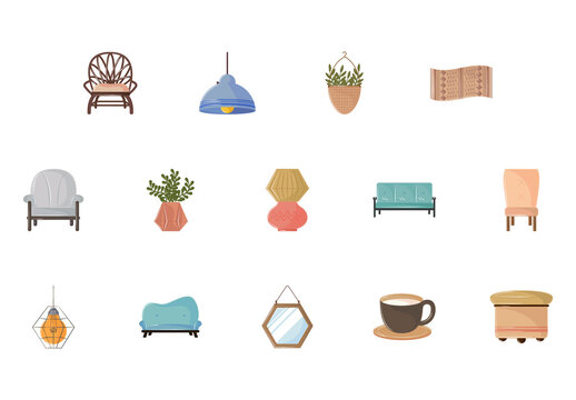 Sweet Home Illustration Set