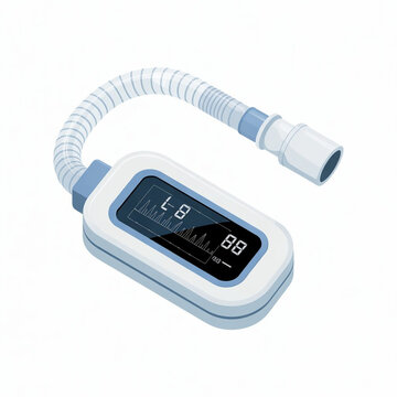 Portable Spirometer Lung Function Testing Device