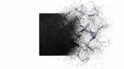 Obraz premium Quantum Suprematism: The Dissolving Square