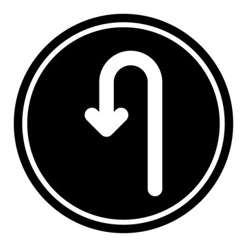 Road vector, clip art, and symbol. Flat design of road concept and simple design