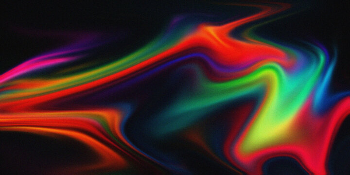 Vibrant Multicolor Abstract Art Background With Dark Tones And Bright Swirls