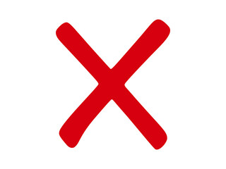 Fototapeta premium Thick Cross Bold Symbol Design Stock Illustration