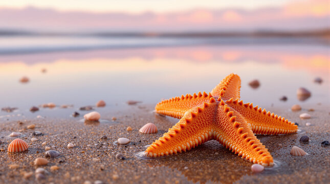 starfish on the beach