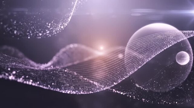 Quantum Physics Particle Wave Motion.