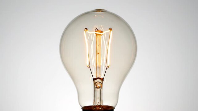 Bright Filament Bulbs In Warm And Cool Light.