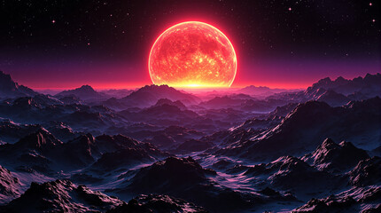 close-up of the sun as seen from outer space