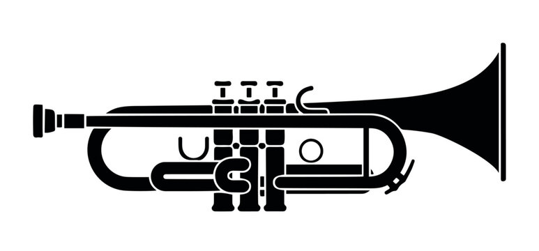  Classic Trumpet Icon &ndash; Royalty Vector  VectorStock