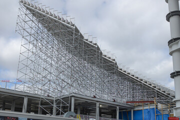 Naklejka premium BMO Field stadium view before FIFA World Cup