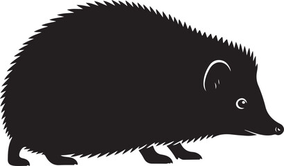 Vector hedgehog silhouette icon © Sabit