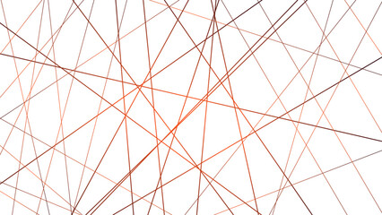 Obraz premium Abstract Orange Intersecting Lines Pattern Dynamic Geometric Linear Background Modern Crisscross Minimal Texture Design