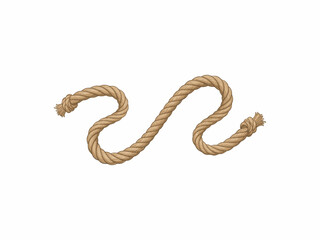 Naklejka premium rope vector
