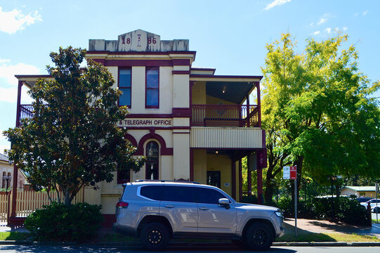 Berry, New South Wales, Australia. March 2026. A view of the old post office in Berry now serving as a restaurant.