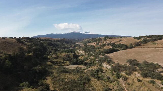 Vista del Nevado de Toluca desde Calimaya 11