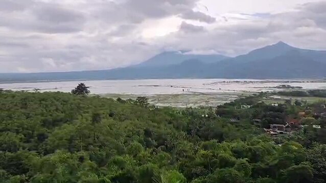 Rawa Pening, a tourist attraction in Central Java, Indonesia