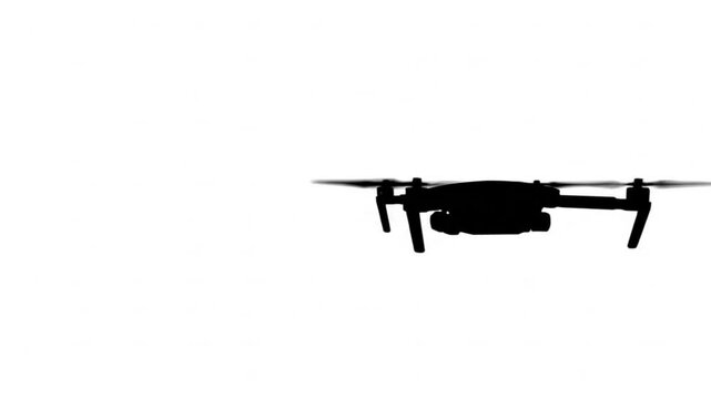 Minimal vector animation of drone
