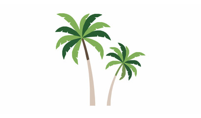 Obraz premium Palm fruit ink sketch vector illustration with whole and cut tropical fruit isolated on white background