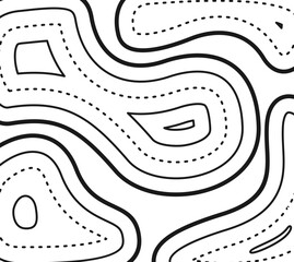 Naklejka premium tophograpy element 