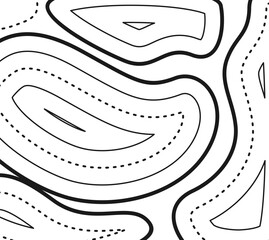 Naklejka premium tophograpy element 