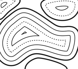 Naklejka premium tophograpy element 