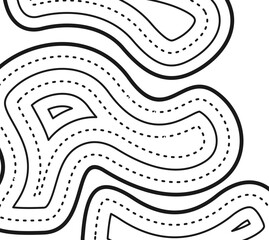 Naklejka premium tophograpy element 