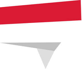 Obraz premium indonesian flag design 