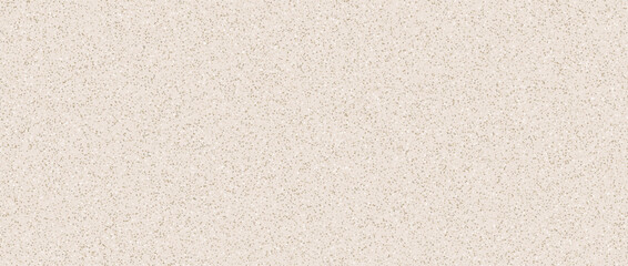 Fototapeta premium Beige seamless stone texture. Light ecru grain noise background with speckles, flecks, particles. Distress repeated grit pattern wallpaper. Kraft dotted paper surface. Vector material speck backdrop