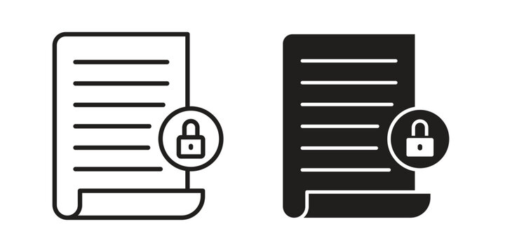 Code of conduct icon set, logo vector eps10