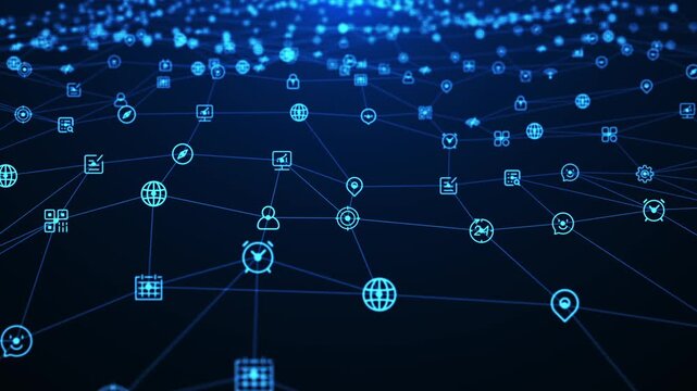 social network background