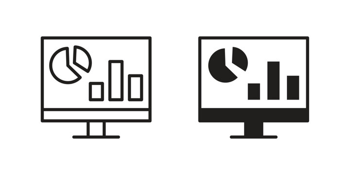 Dashboard icon collection vector illustrations, Vector pictogram
