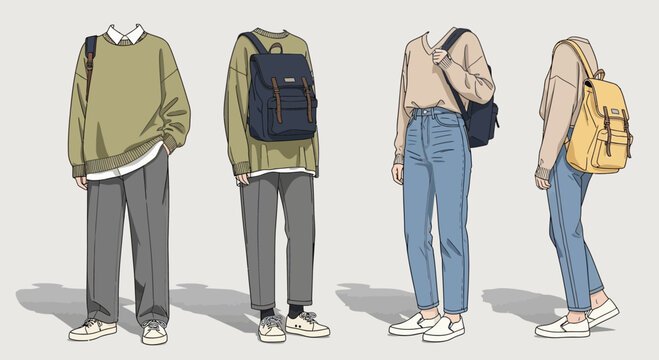 Casual Outfit Ideas with Backpacks