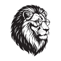 Fototapeta premium lion head vector