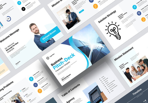 Business Pitch Deck Presentation