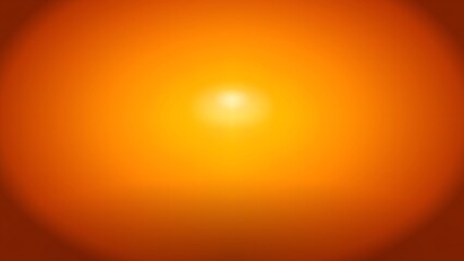 A vibrant orange sun shining brightly in the sky © UNREAL_ARTZ