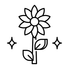 Obraz premium This Flower icon is suitable for gardening, etc