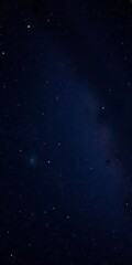 Fototapeta premium Twinkling starfield with a faint Milky Way band and distant glowing planets, night sky, universe